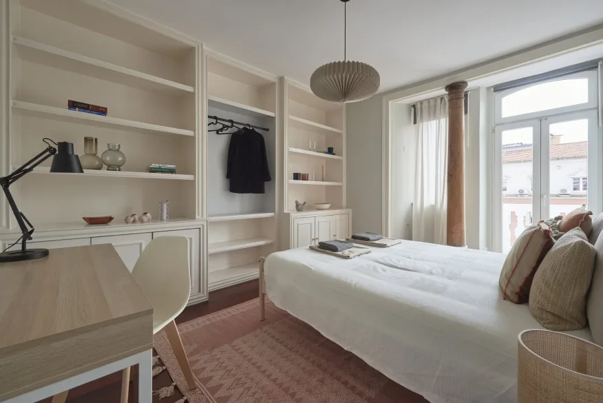 Bedroom in an AMS Coliving house in Lisbon