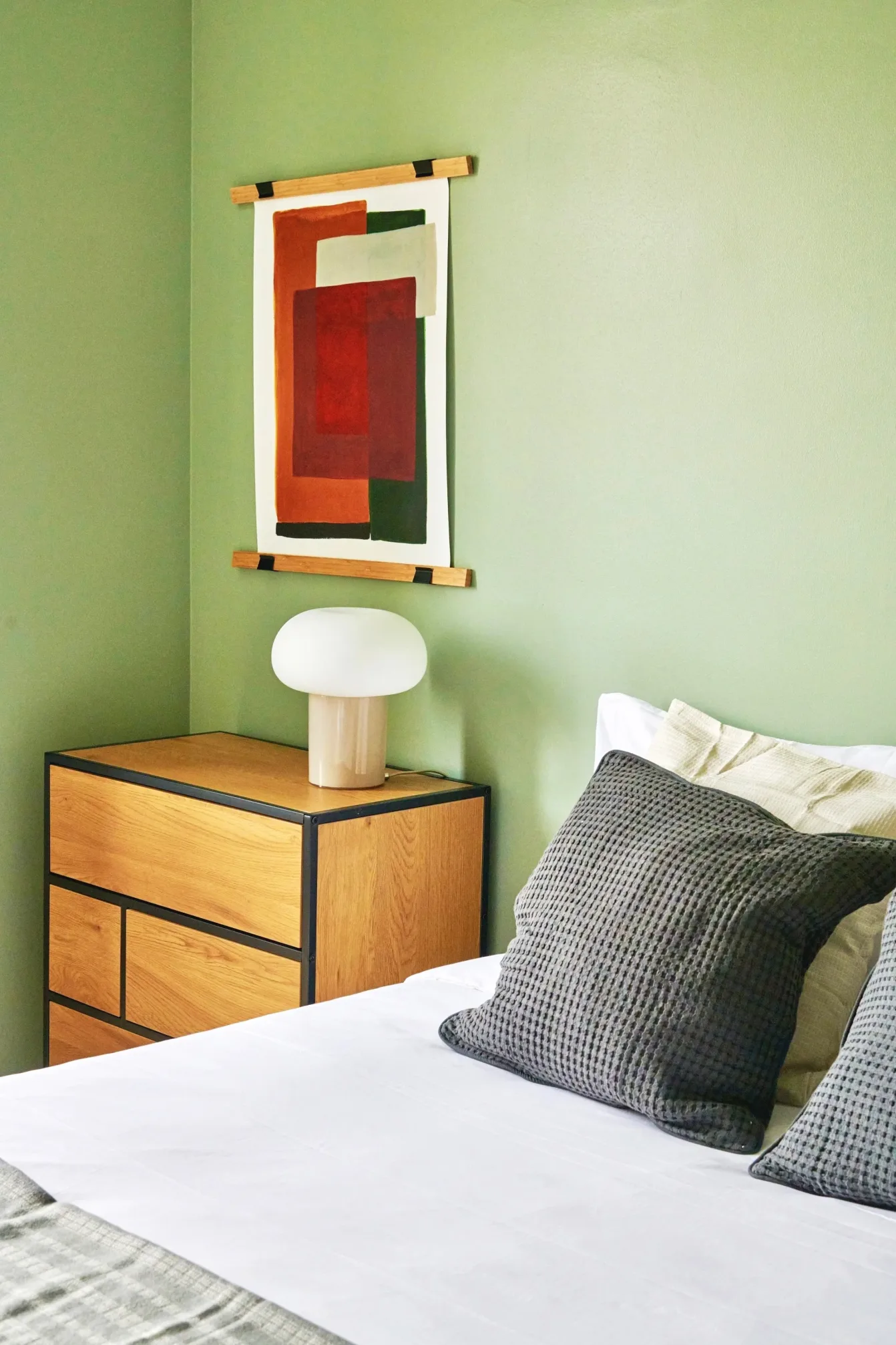 Bedroom in an AMS Coliving house